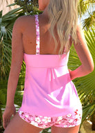 Ever Tankini-Set mit Raffungen – Bademode mit Blumenprint und figurbetonter Passform
