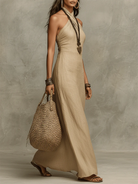 : Elena™ | Vintage Elegant Maxi Dress in van Paper Favor