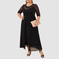 Women's Elegant Long Lace Dress