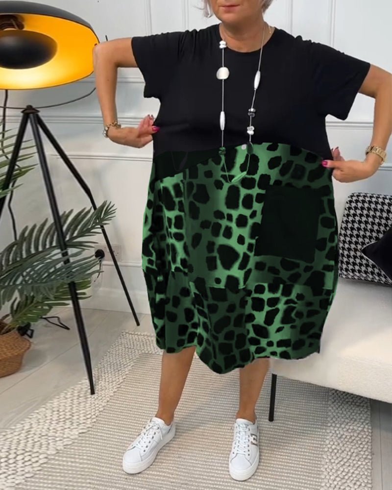 Women > Dresses > Midi : Women's Women’s Elegant Midi Dress — Timeless Sophistication for in Green van Paper Favor