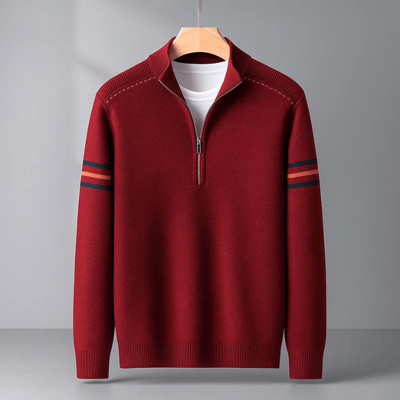 Amos | Modern Half-Zip Sweater with Effortless Comfort