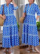 Dress : HAZEL | Chain Link Midi Dress in van Paper Favor