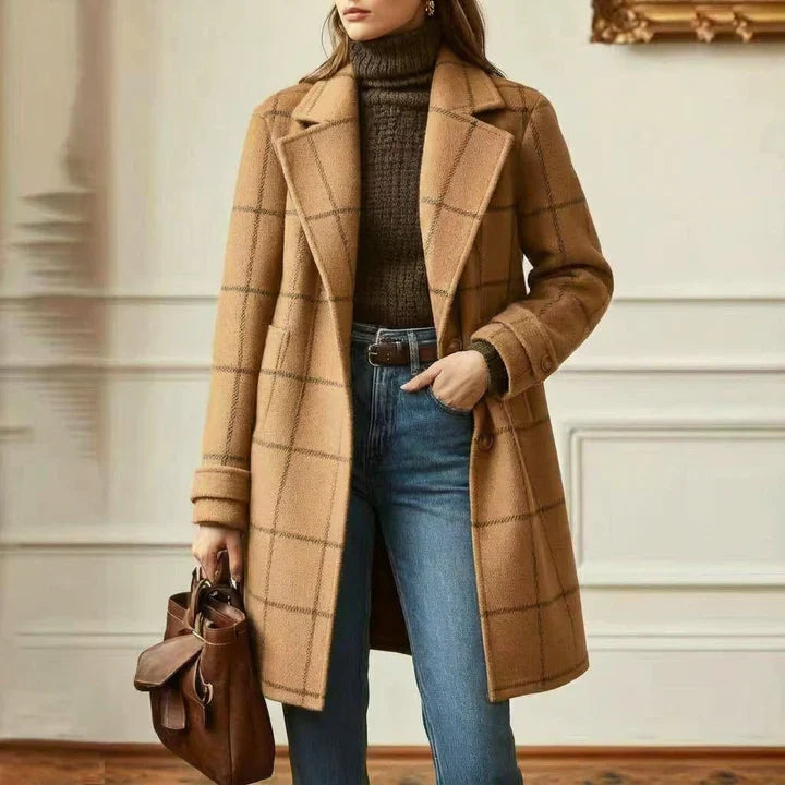 Fiona – Timeless Check Coat