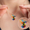 Aurea | Enchanting Hummingbird Pendant Necklace