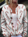 Women's Vintage Knit Cardigan Sweater — Timeless, Cozy Knitwear