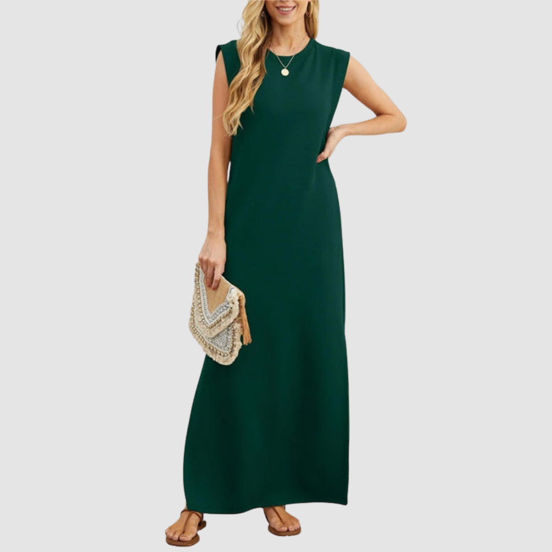 Women's Elegant Maxi Dress - Timeless Glamour in a Flowing Silhouette