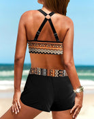 Stiliga Luisa Bikini mit trendigem geometrischem Muster für eine elegante Silhouette - Roborro