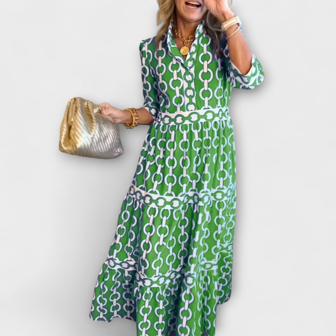 Women's Print Midi Dress