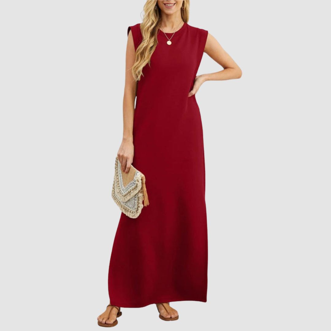 Women's Elegant Maxi Dress - Timeless Glamour in a Flowing Silhouette