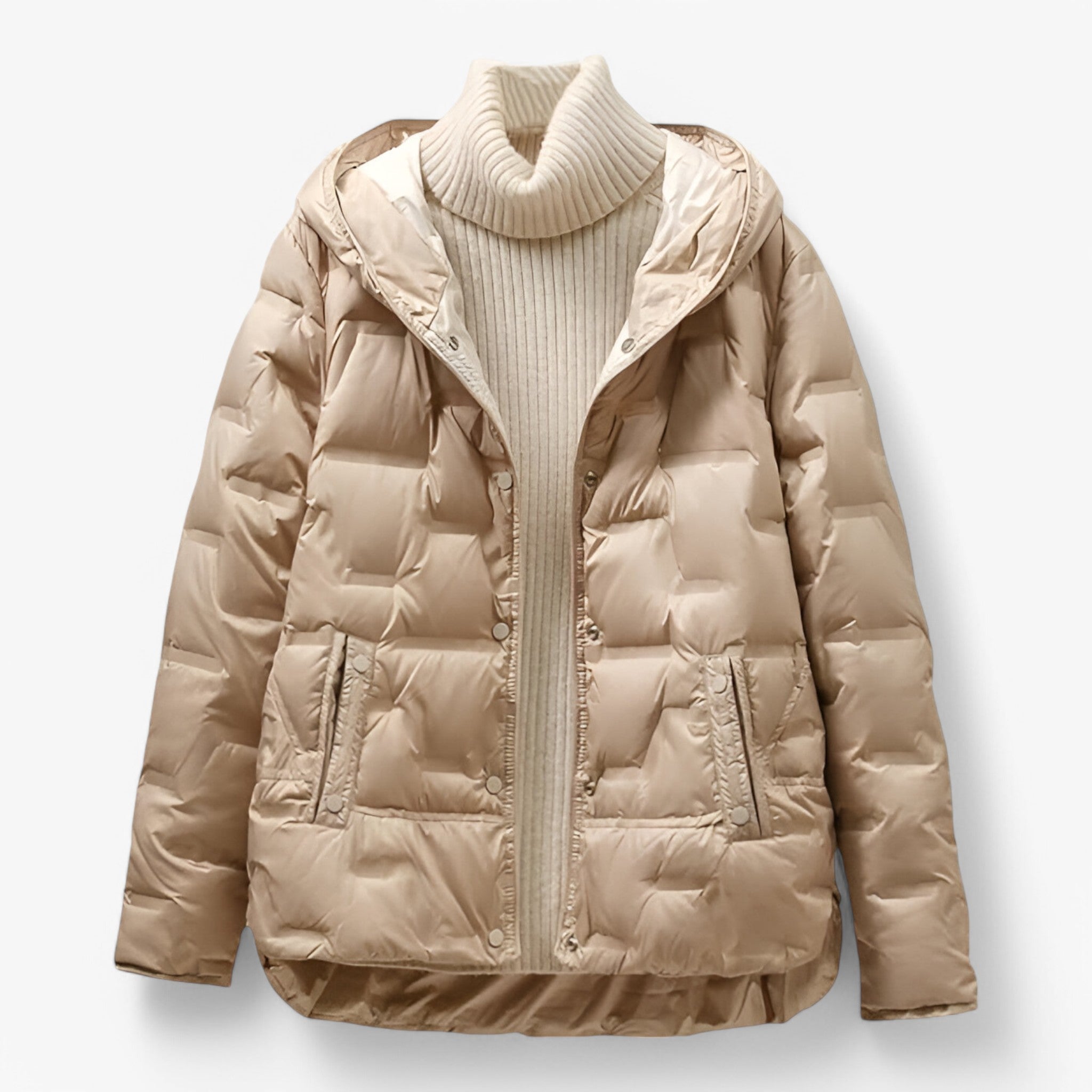 Women's Hooded jacket: soft and insulated, warm and comfortable