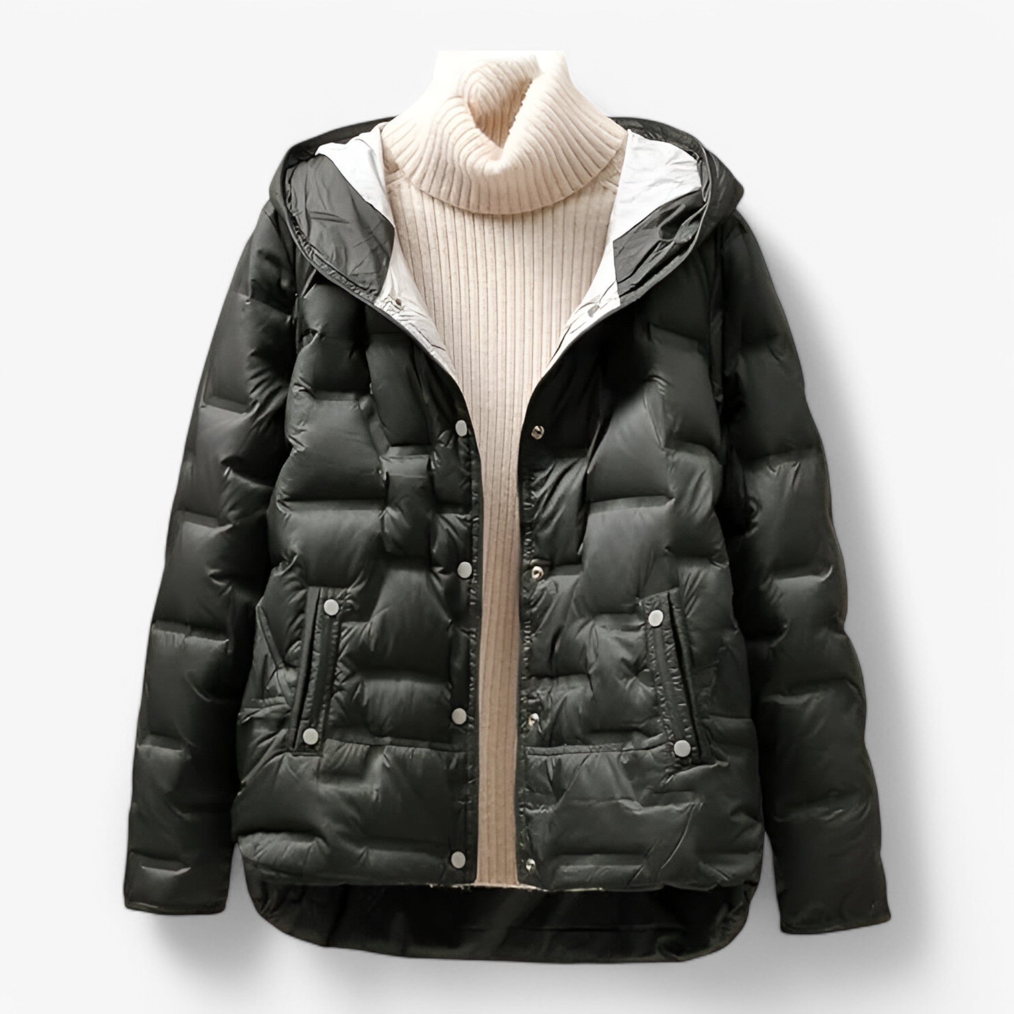 Women's Hooded jacket: soft and insulated, warm and comfortable