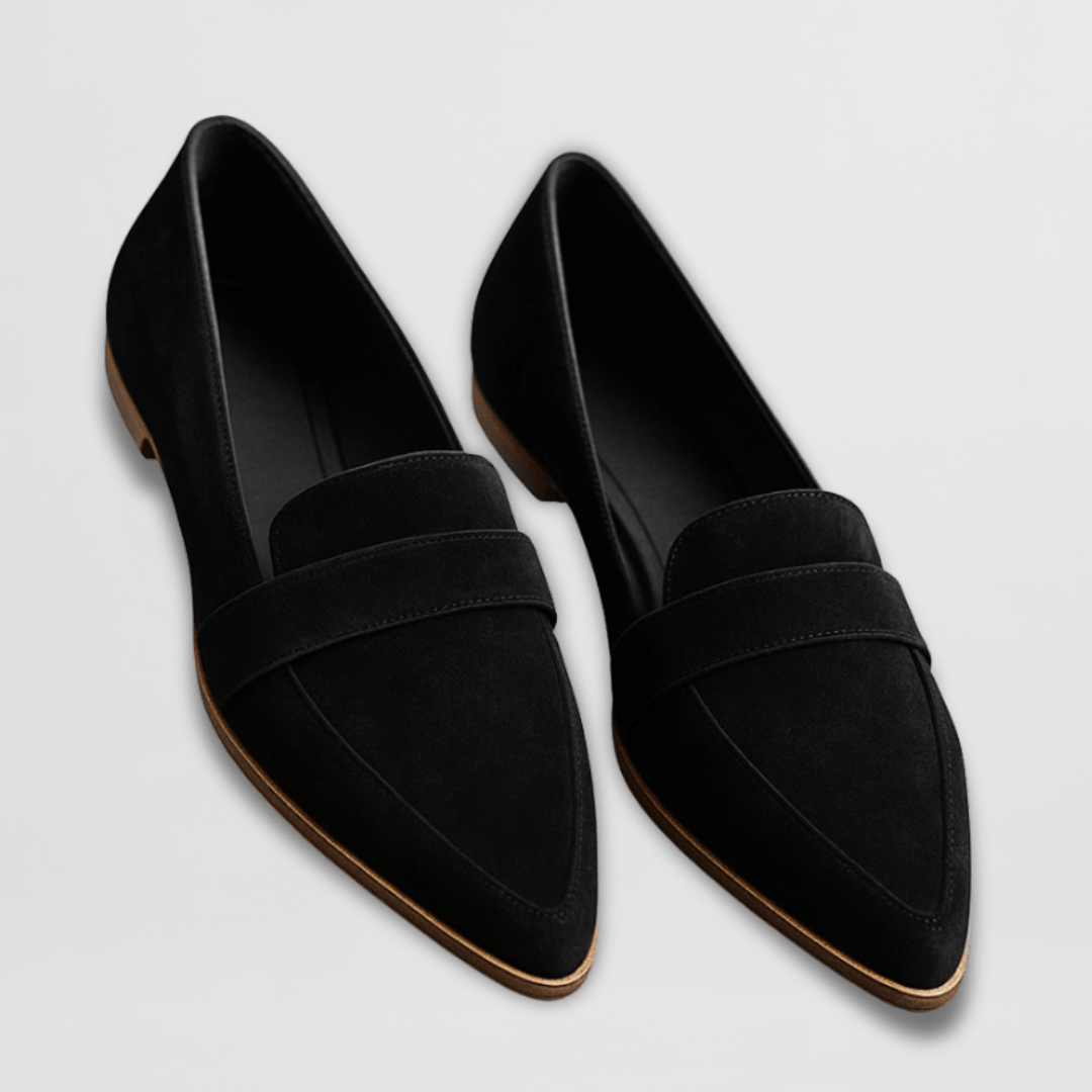 : Helen - Soft Loafers in Black van Paper Favor