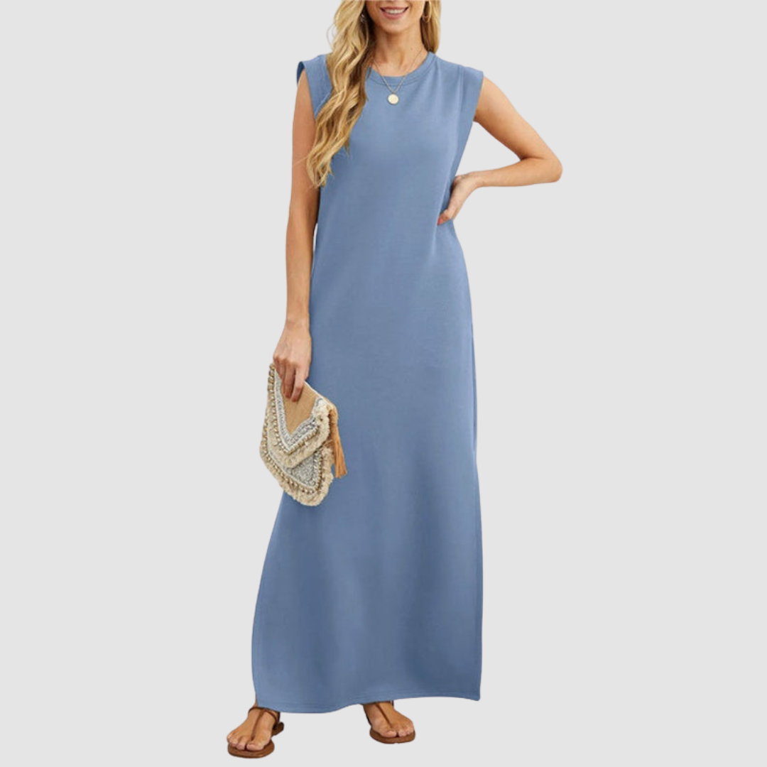 Women's Elegant Maxi Dress - Timeless Glamour in a Flowing Silhouette