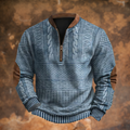 Men's Nolan Brooklyn Zip-Detail Knit Sweater