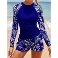 Women's Noa Long-Sleeve Two-Piece Surf Swimsuit – Sun Protection,