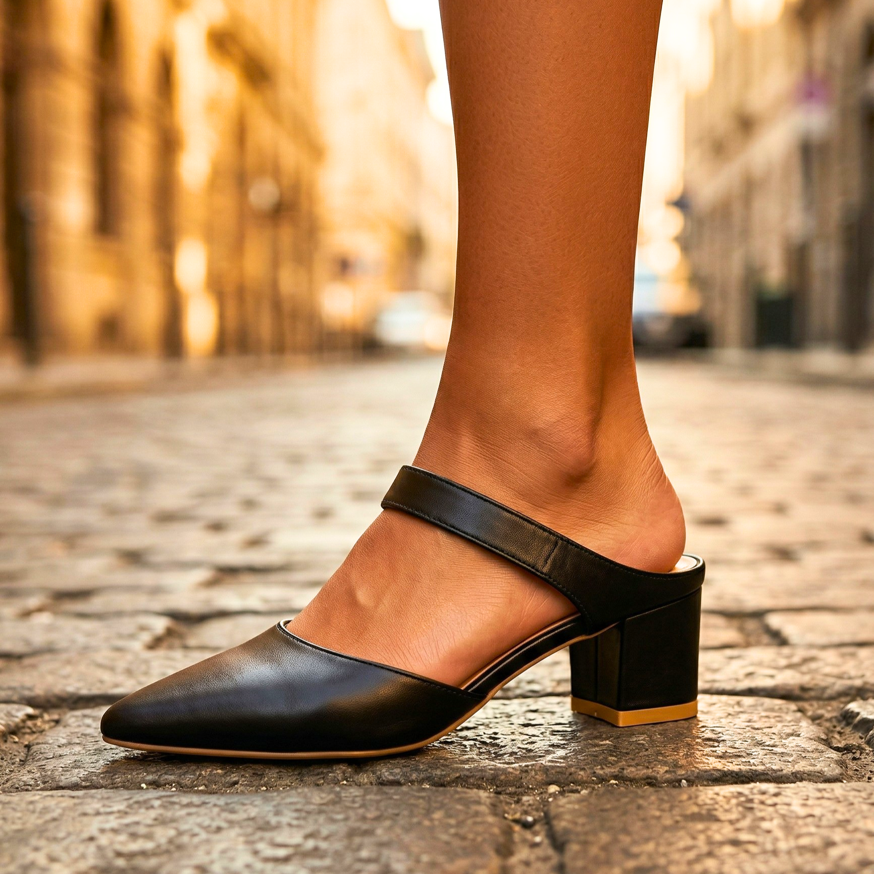: Valora - Slingback Heels in van Paper Favor