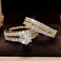 Forever Radiant Gold Ring Set