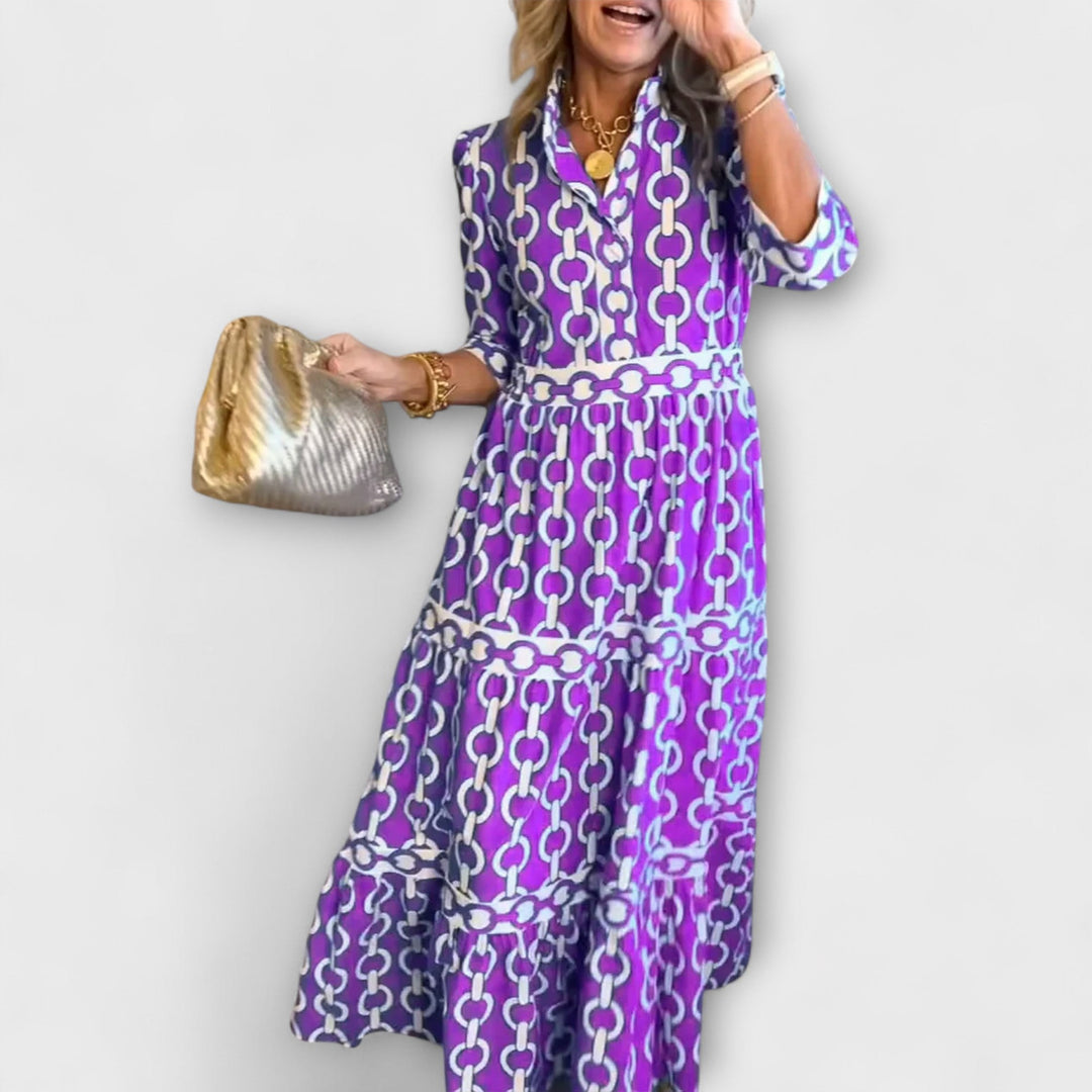 Women's Print Midi Dress
