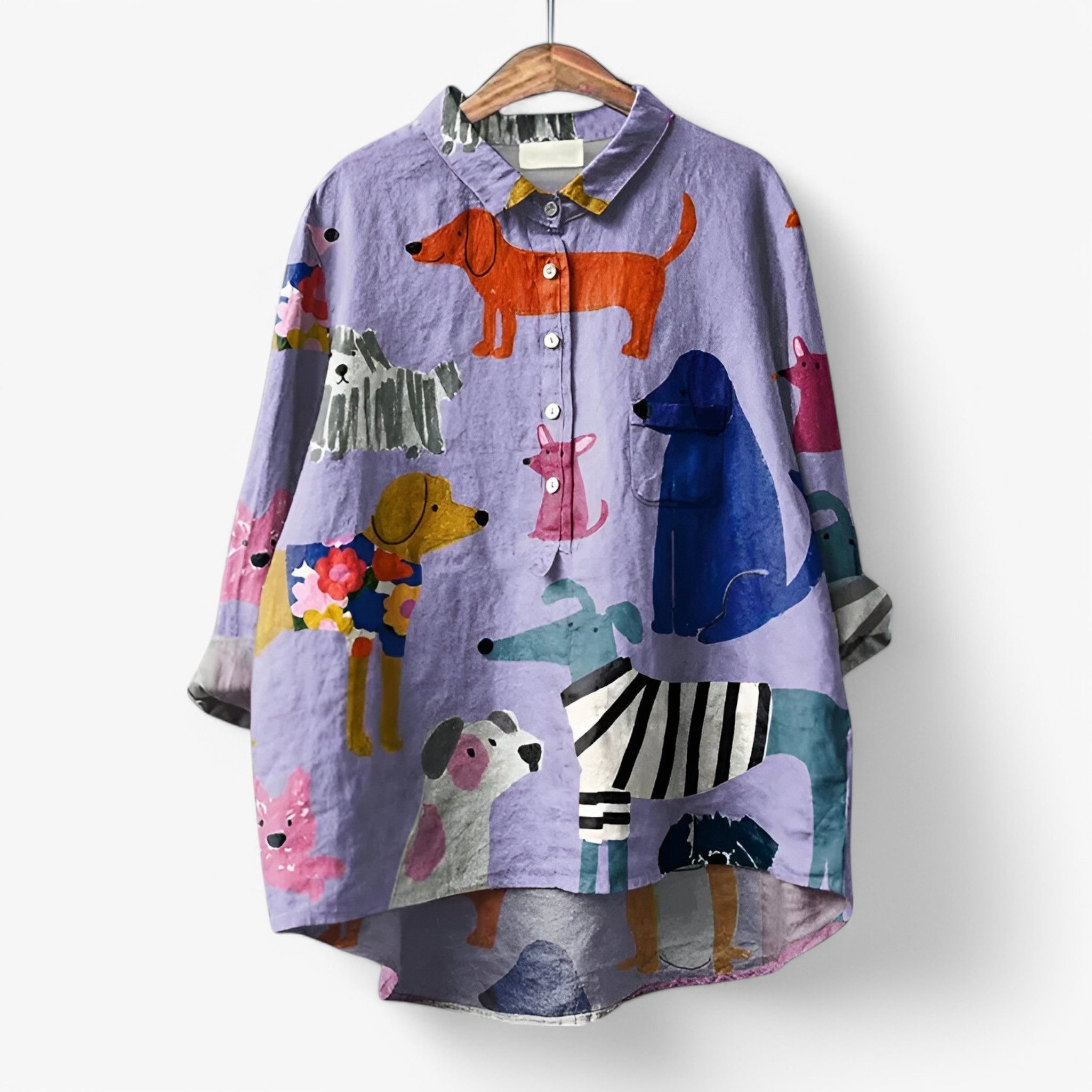 Women's Shirt with graphic print - stylish and eye-catching