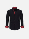 Men's Match Four-Way Stretch Shirt with Bold Contrast Panels