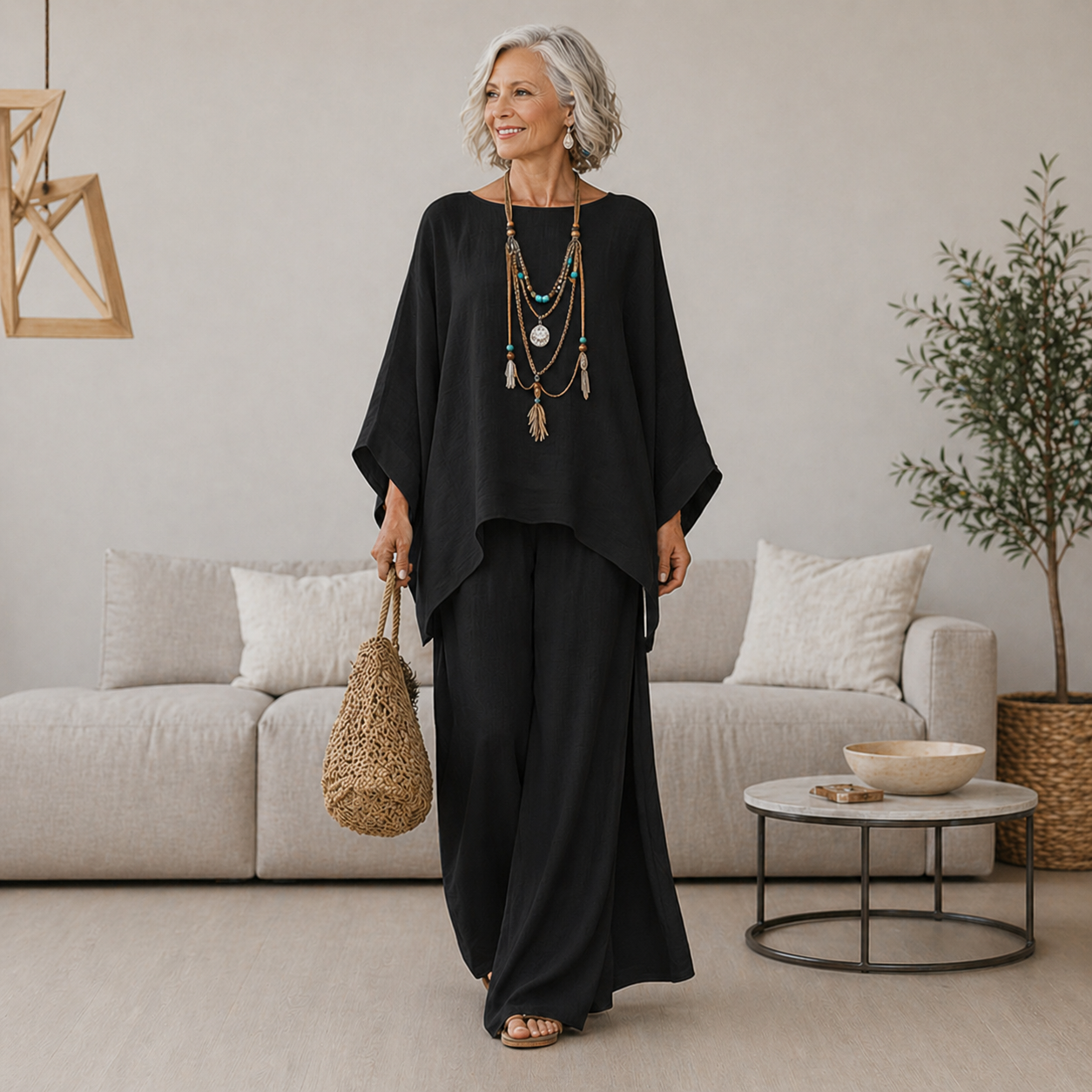 : Celeste - Elegant Two-Piece Set in van Paper Favor