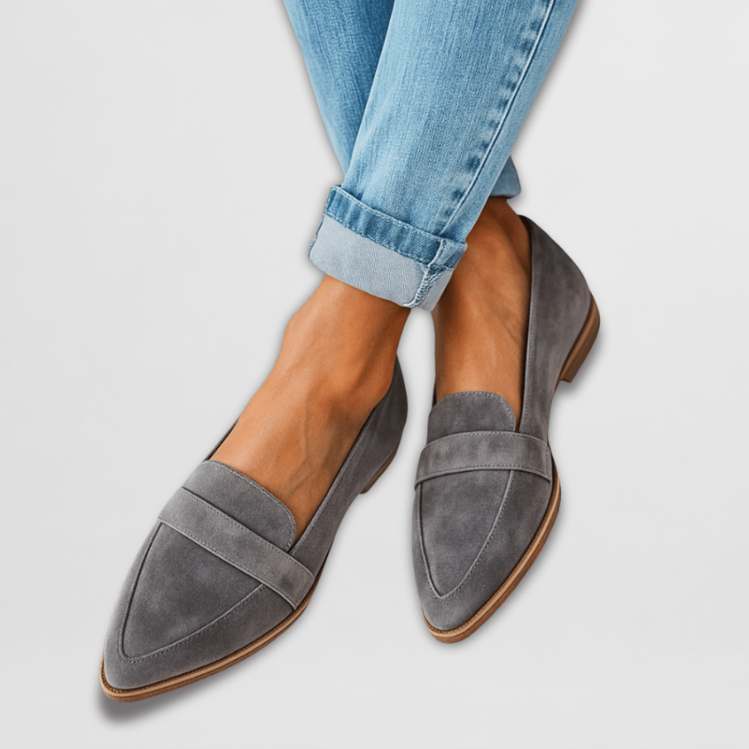 : Helen - Soft Loafers in Gray van Paper Favor