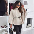 Women's Chic Belted Butterfly-Sleeve Jacket