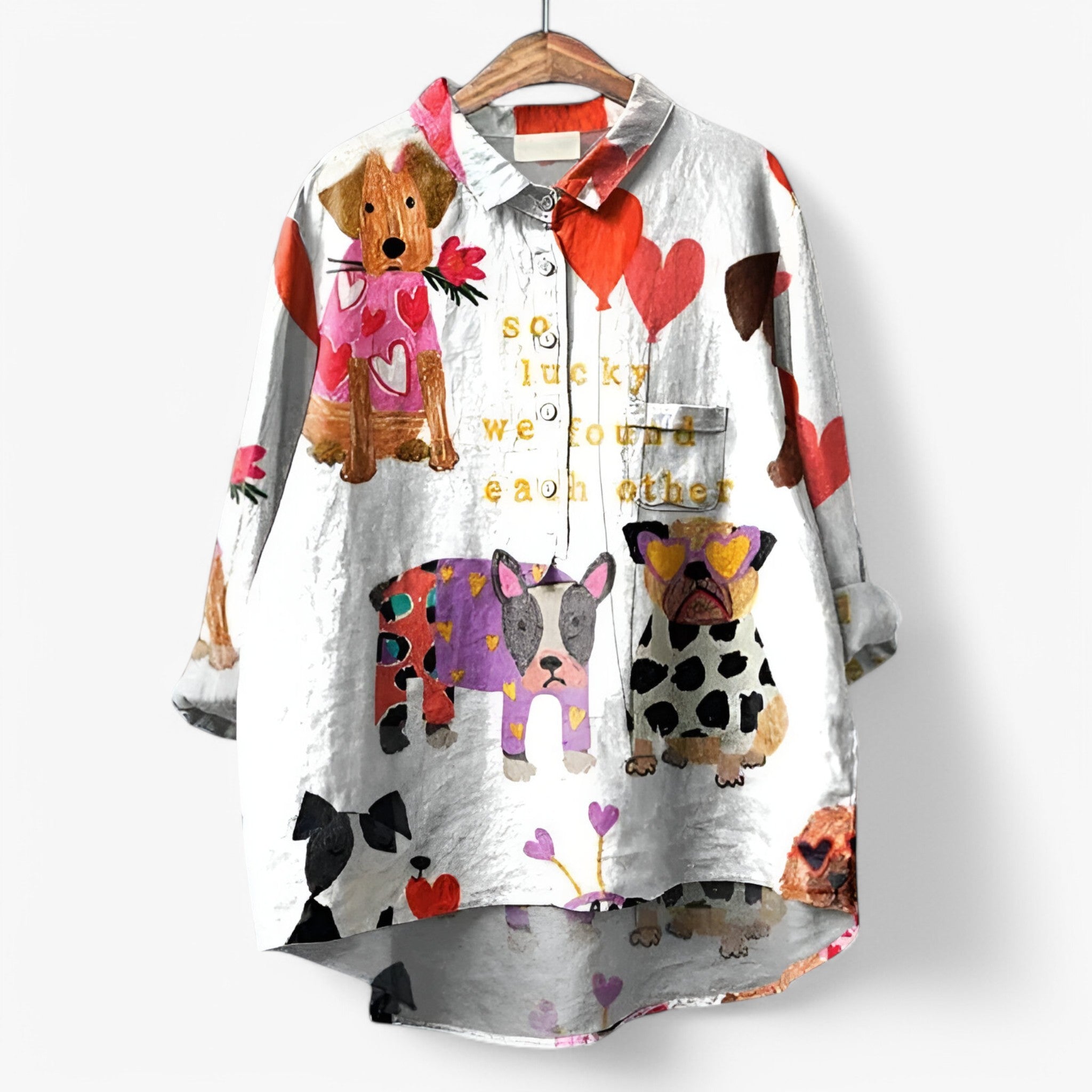 Women's Shirt with graphic print - stylish and eye-catching
