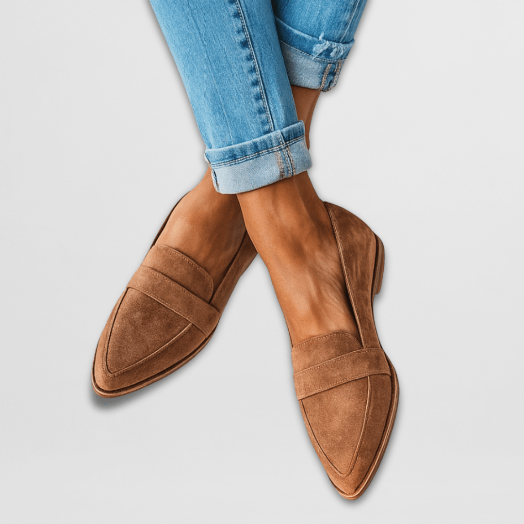 : Helen - Soft Loafers in Brown van Paper Favor