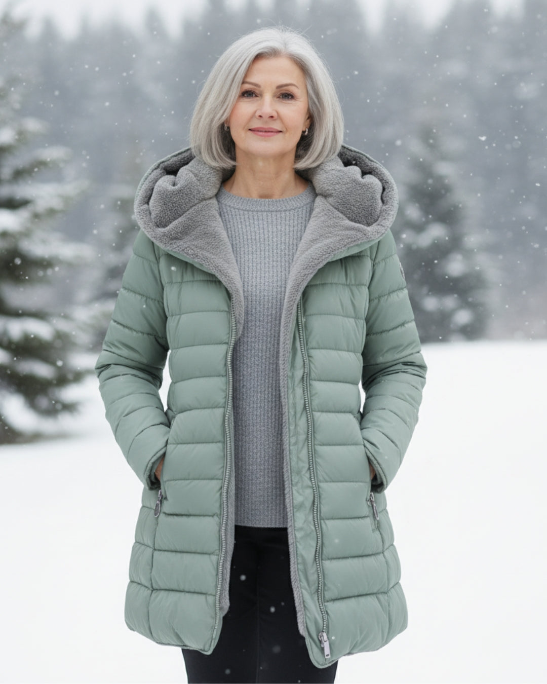 Olivia | Winter Puffer Jacket - Warm and Modern