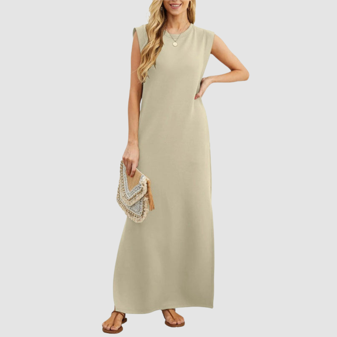 Women's Elegant Maxi Dress - Timeless Glamour in a Flowing Silhouette