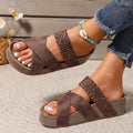 Abigail | Orthopedic Leather Strap Sandals – All-Day Comfort and Support