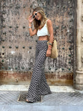 Women's Geometric High-Waisted Pants