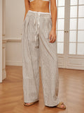 Women's Pinstripe Pants — Lightweight, Breathable Everyday Wear