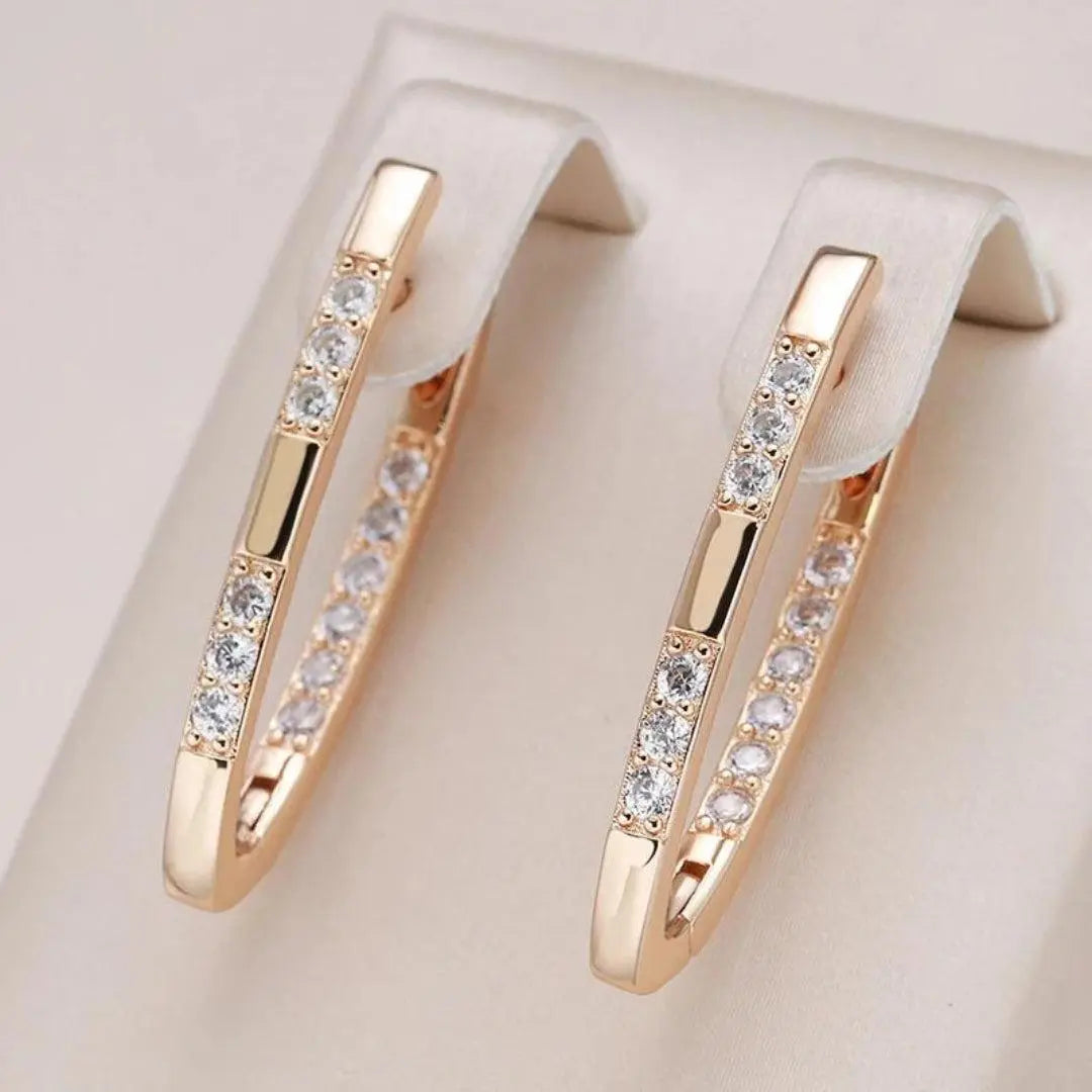 Elegant Zirconia Stone Earrings for a Sophisticated, Sparkling Look