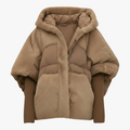 Women's Oversized Long Coat with Hood - Warm and Comfortable Elegance