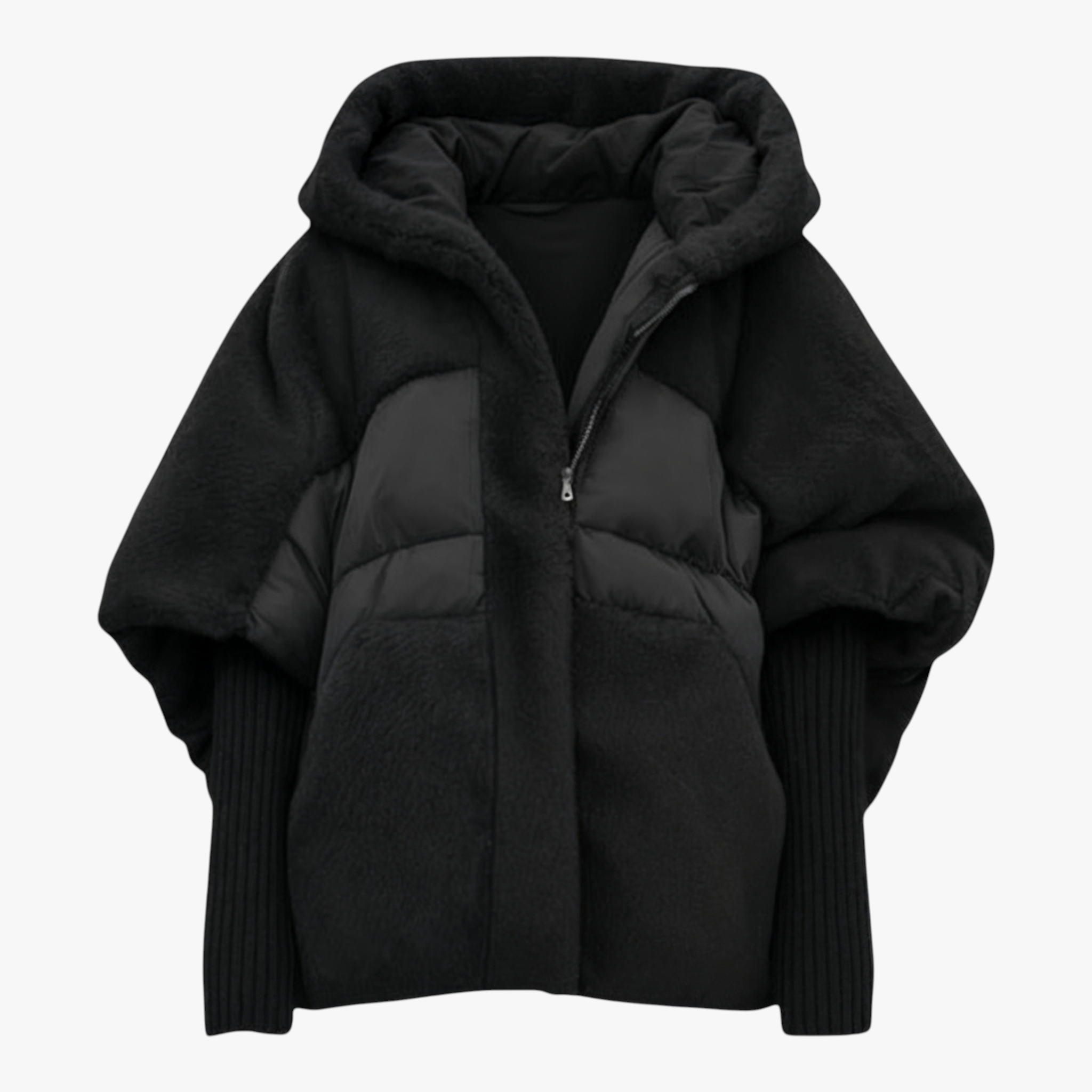 Lucia | Women's Oversized Long Coat with Hood - Warm and Comfortable Elegance