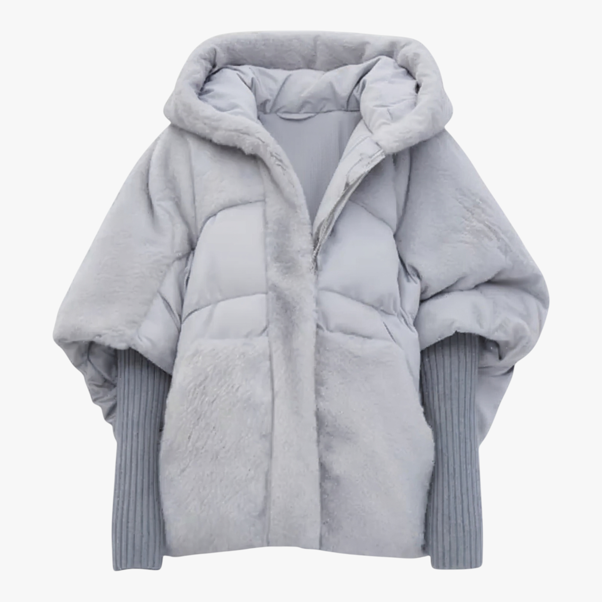 Lucia | Women's Oversized Long Coat with Hood - Warm and Comfortable Elegance