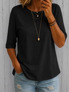 Clothing > T-Shirts : Calvera | Essential Comfort Tee in Black van DUUWE