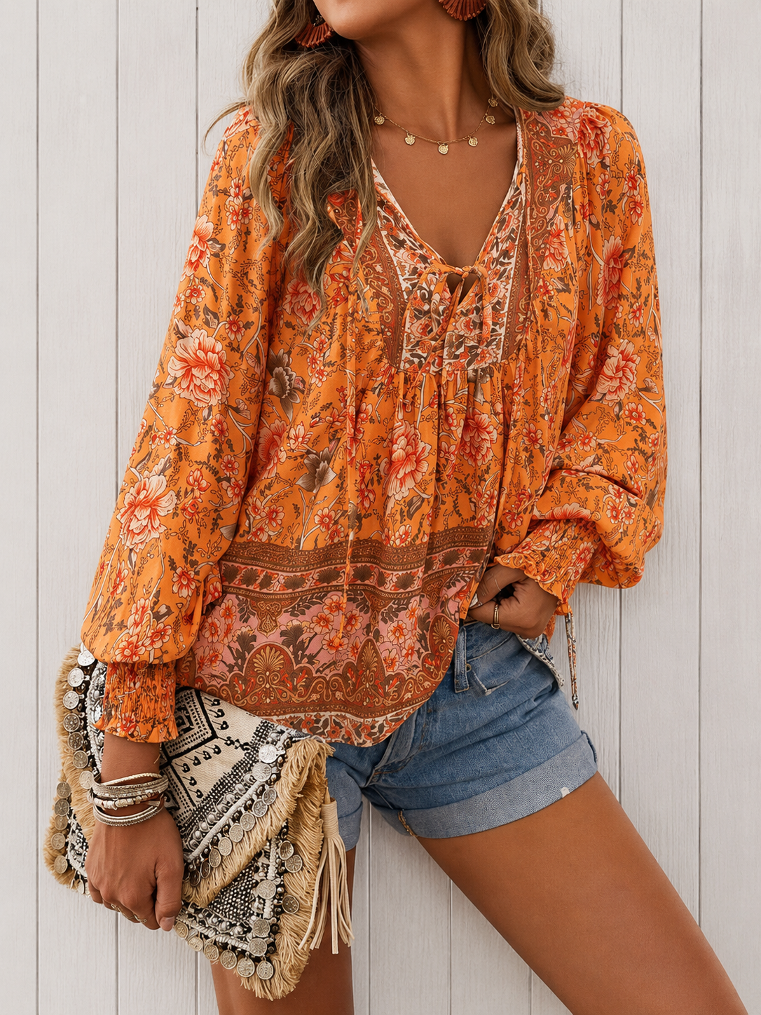 Clothing > Blouses : Audry™ | Elegant Blouse in van DUUWE