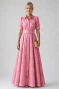 Lina & Emma™ | Belted Floral Maxi Dress