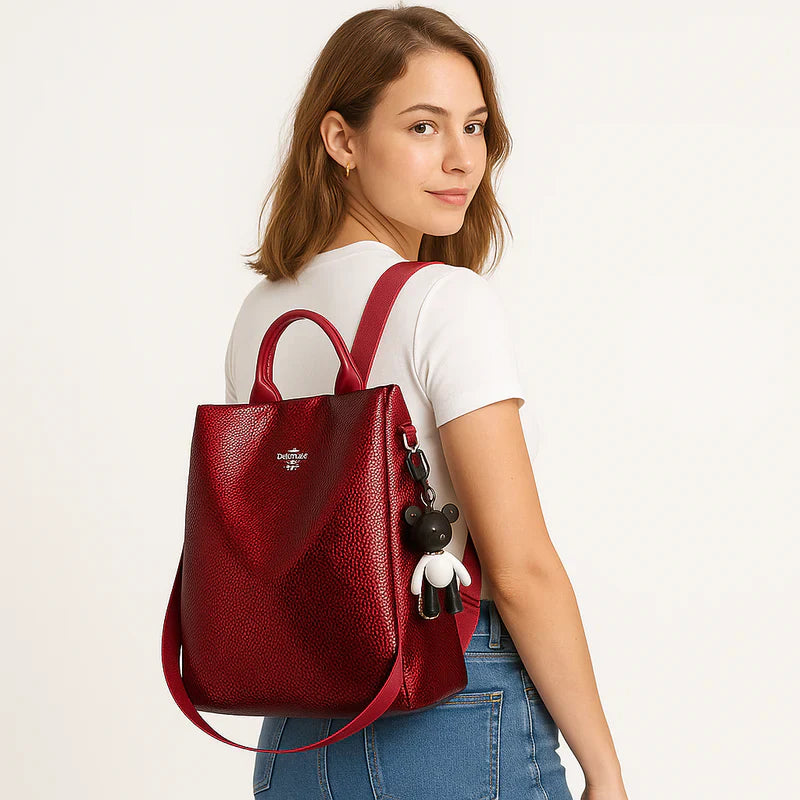 Waterproof anti-theft backpack with smart hidden compartments