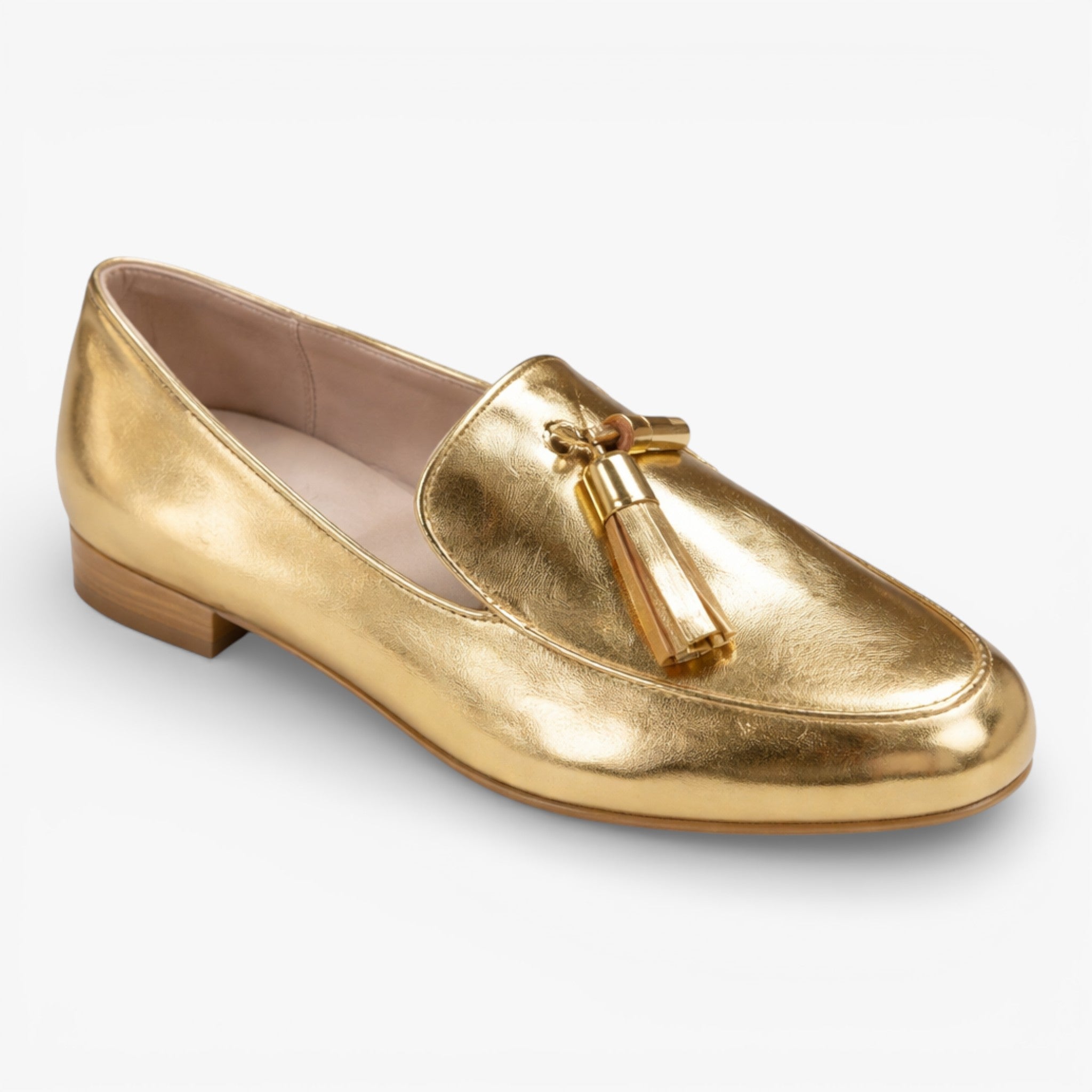 Beatrice | Gleaming Metallic Heel Pumps