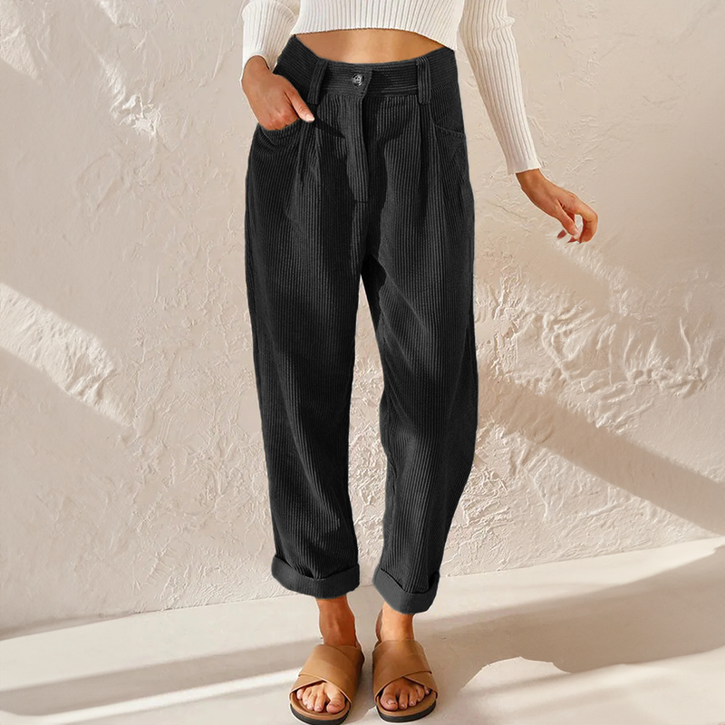 Natalia | Women’s Summer High-Waisted Wide-Leg Pants – Flowy, Breathable & Effortlessly Stylish