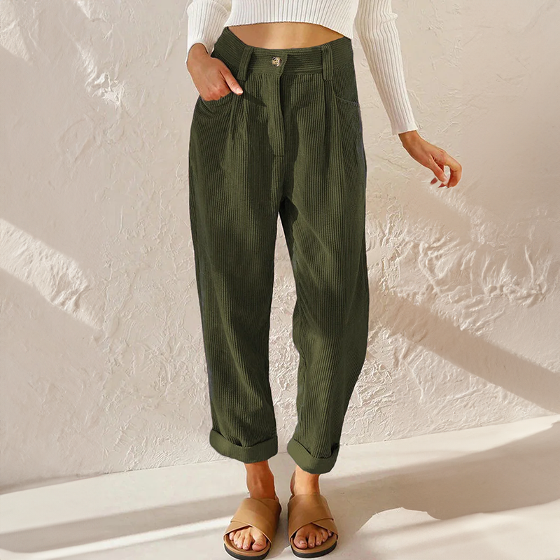 Natalia | Women’s Summer High-Waisted Wide-Leg Pants – Flowy, Breathable & Effortlessly Stylish