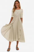 Women's Elegant Women’s Lace Chiffon Dress