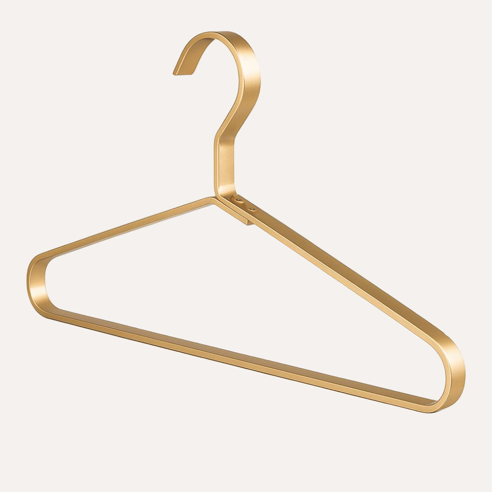 Clothes Hanger : Men's Hangers in Aluminum - Slim, Non-slip, Space-saving in van Paper Favor