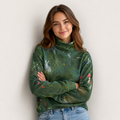 Emma | Nature-Inspired Printed Turtleneck Pullover