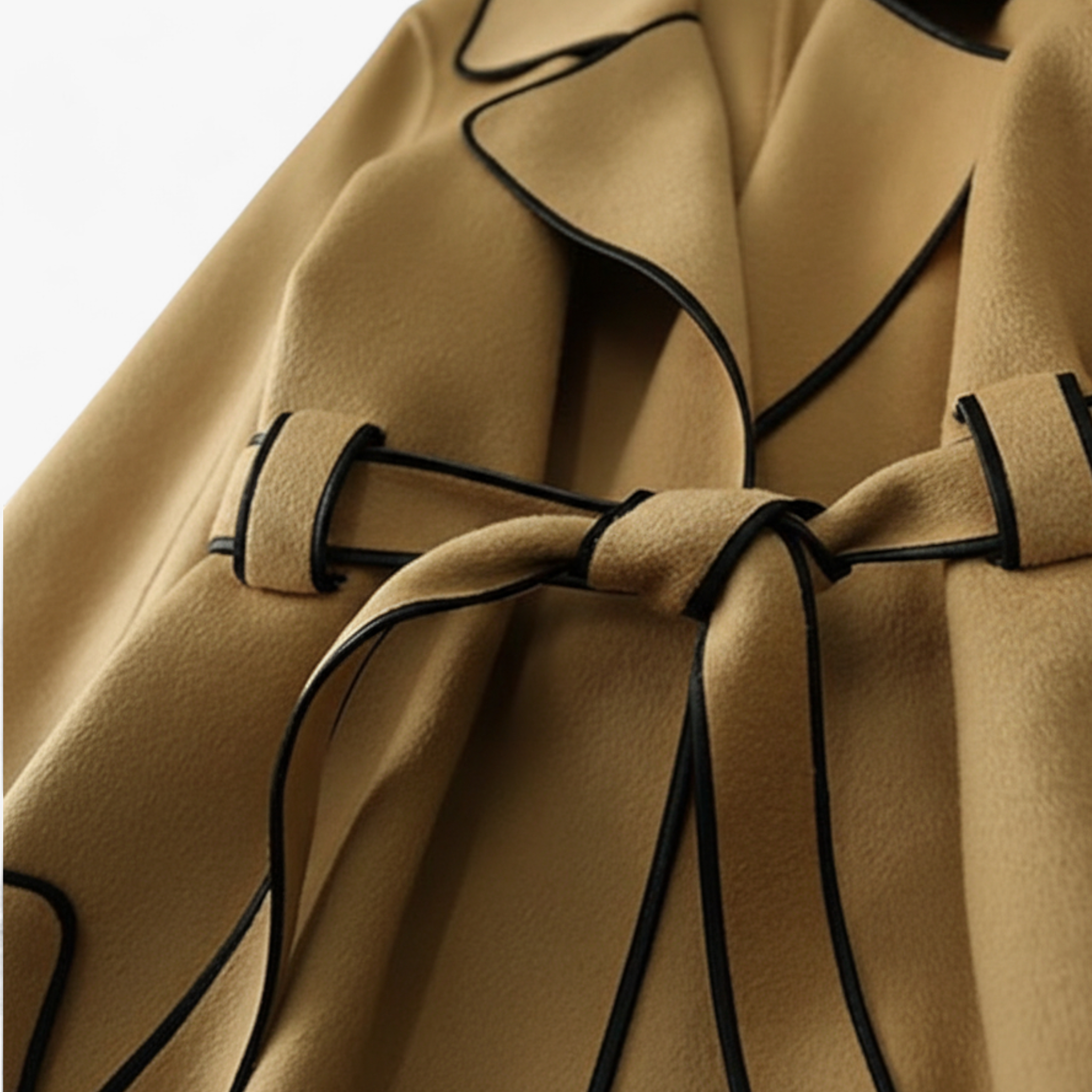 Lily | Women's Winter Coat Elegant with Belt – Refined Style and Warmth