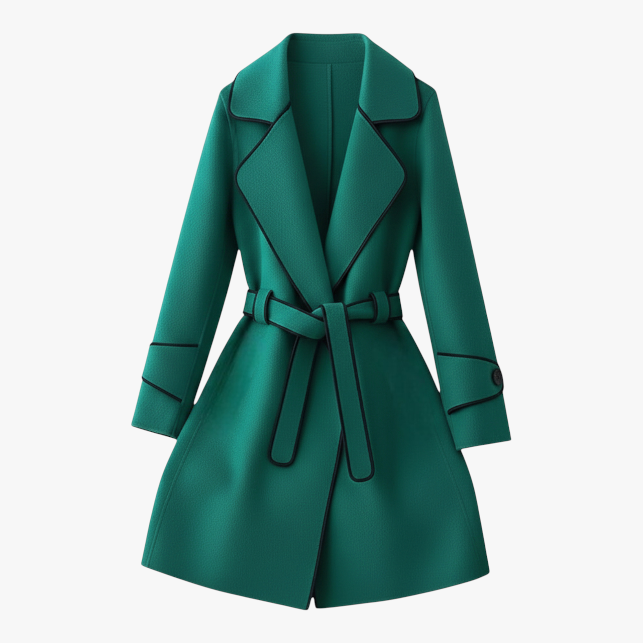 Lily | Women's Winter Coat Elegant with Belt – Refined Style and Warmth